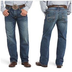 Ariat Men's Relaxed Fit Low-Rise M4 Preston Bootcut Jeans 36 x 30